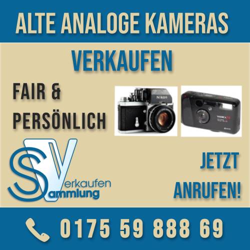 Alte 35mm Kameras verkaufen - fair & persönlich
