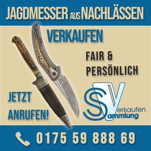 Jagdmesser aus Nachlässen verkaufen - fair & persönlich