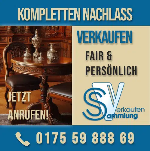 Kompletten Nachlass  verkaufen - Persönliche Beratung und Ankauf