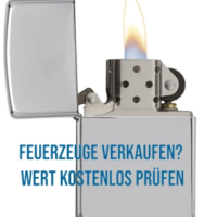 Massenware wie Einweg- oder Souvenir-Feuerzeuge wert -Massenware Zippo