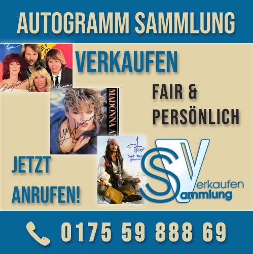 Ich kaufe deine Autogramme, Autogrammkarten oder Autogrammsammlung