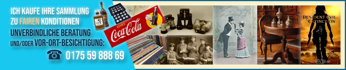Sammlung verkaufen - faire Konditionen, Beratung und Vor-Ort-Besichtigung