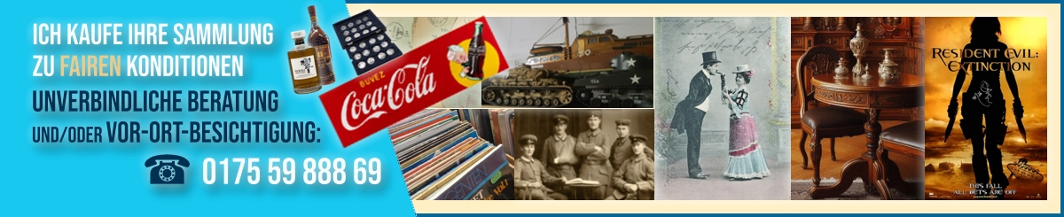 Sammlung verkaufen - faire Konditionen, Beratung und Vor-Ort-Besichtigung