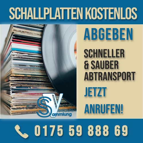 Kostenlose Abgabe von Schallplatten und Vinyl LPs